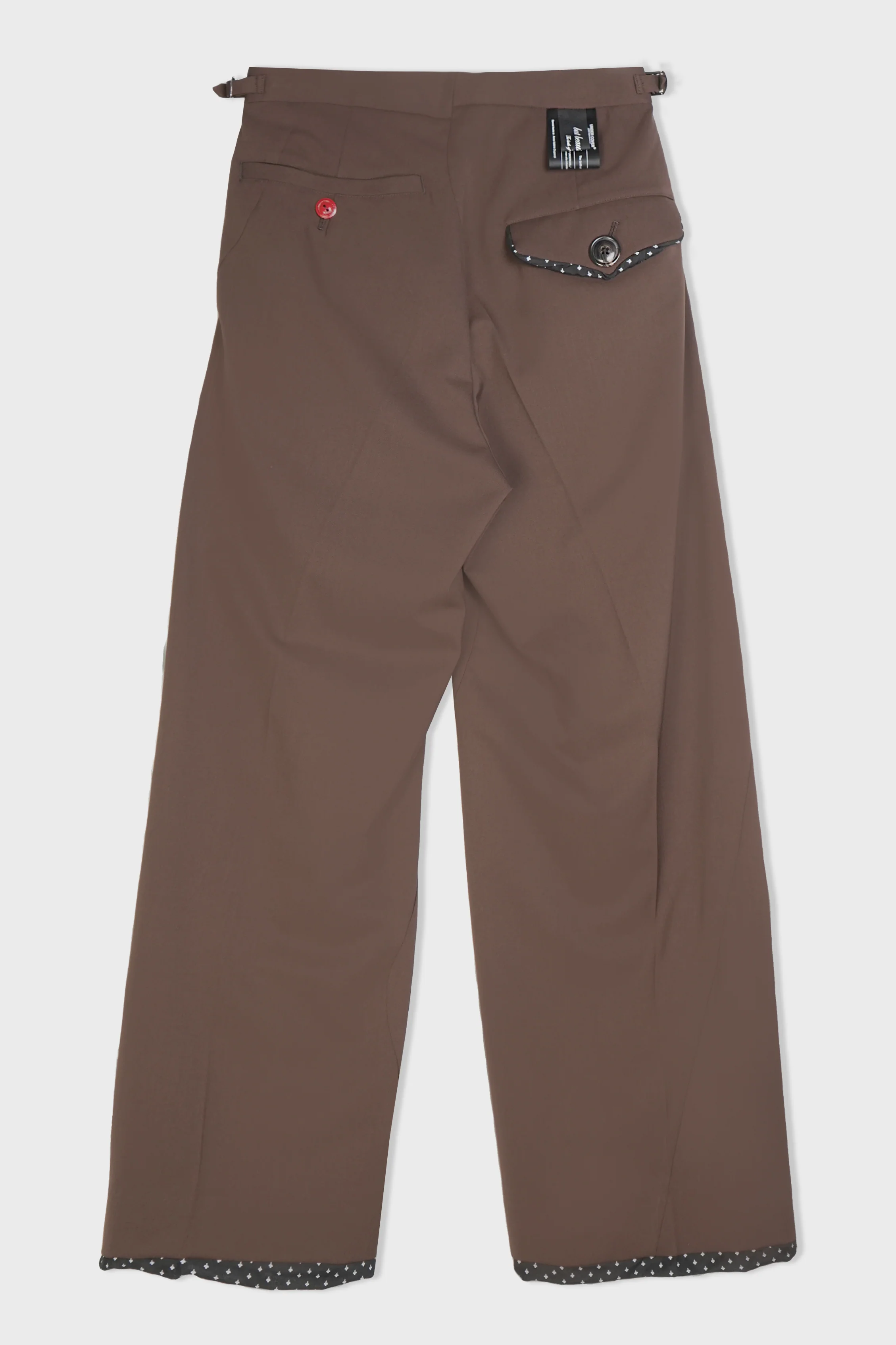 PANTS UC1F1503 DARK BROWN - Image 2