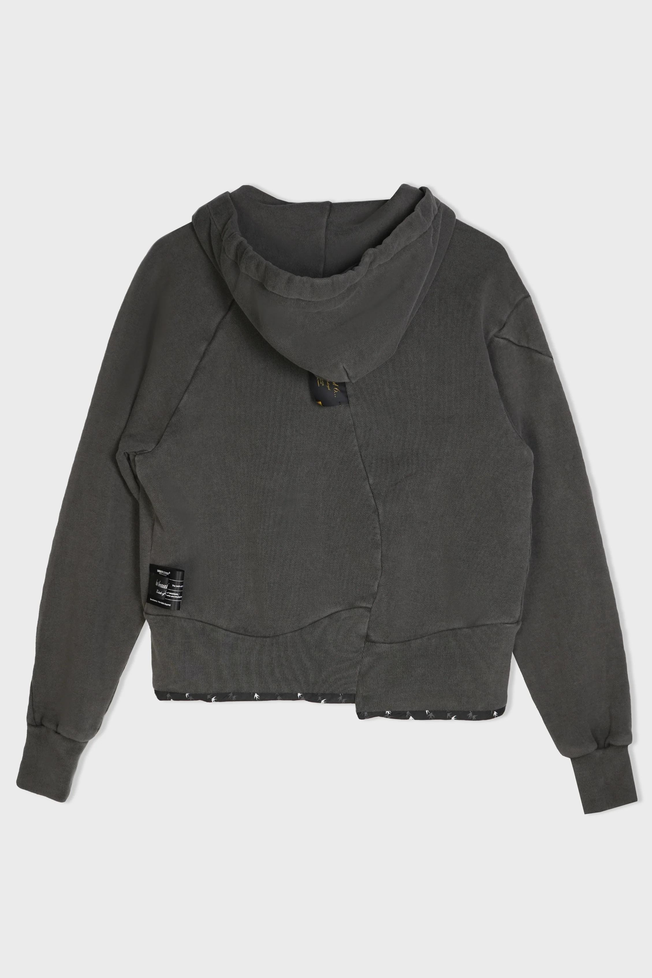 ZIP UP HOODIE UC1F1808 BLACK - Image 2