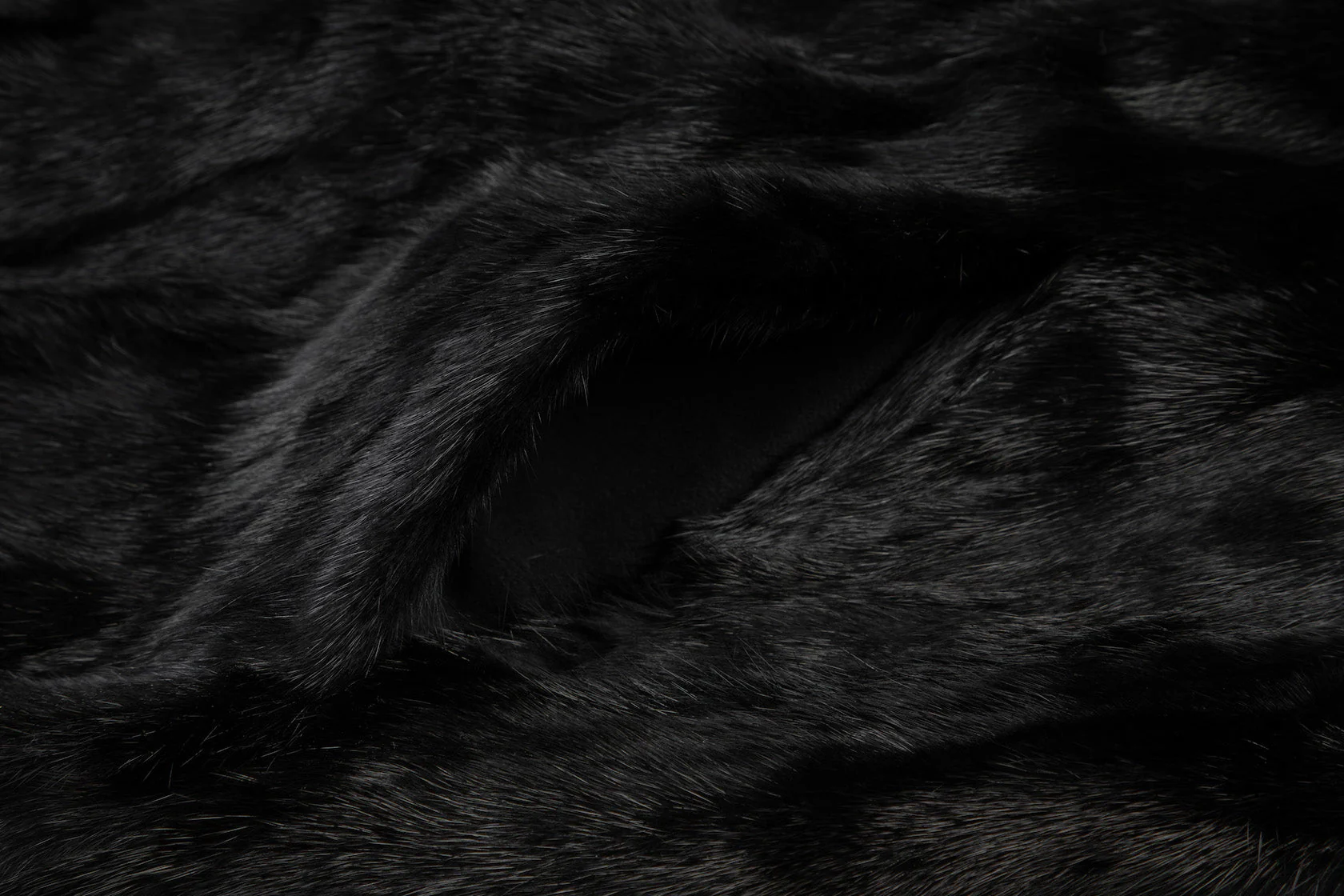 BLACK UNISEX REVERSIBLE MINK FUR BOMBER W/ LOGO - Image 16
