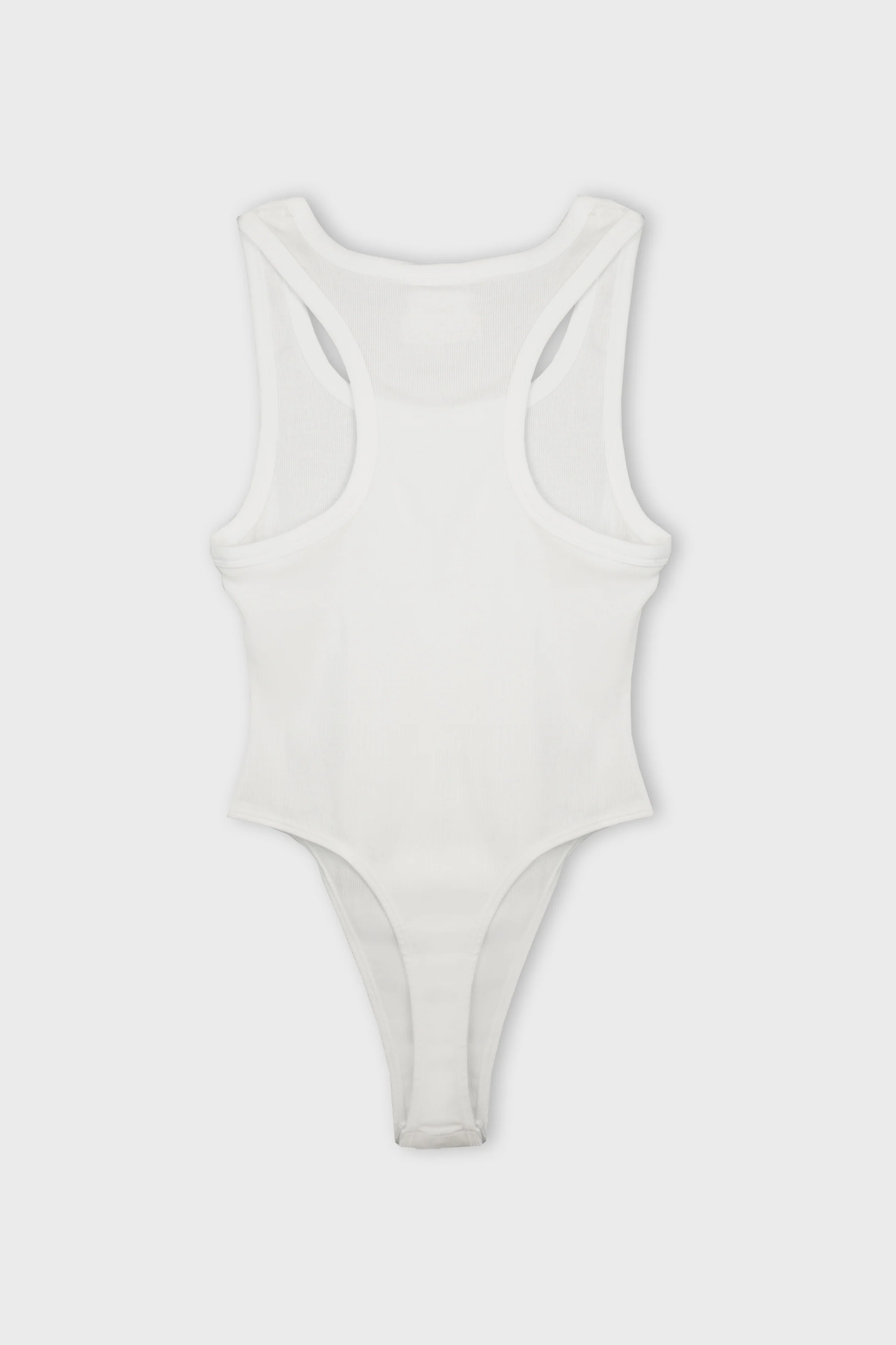 BIKER CROSS LOGO BODYSUIT WHITE - Image 2