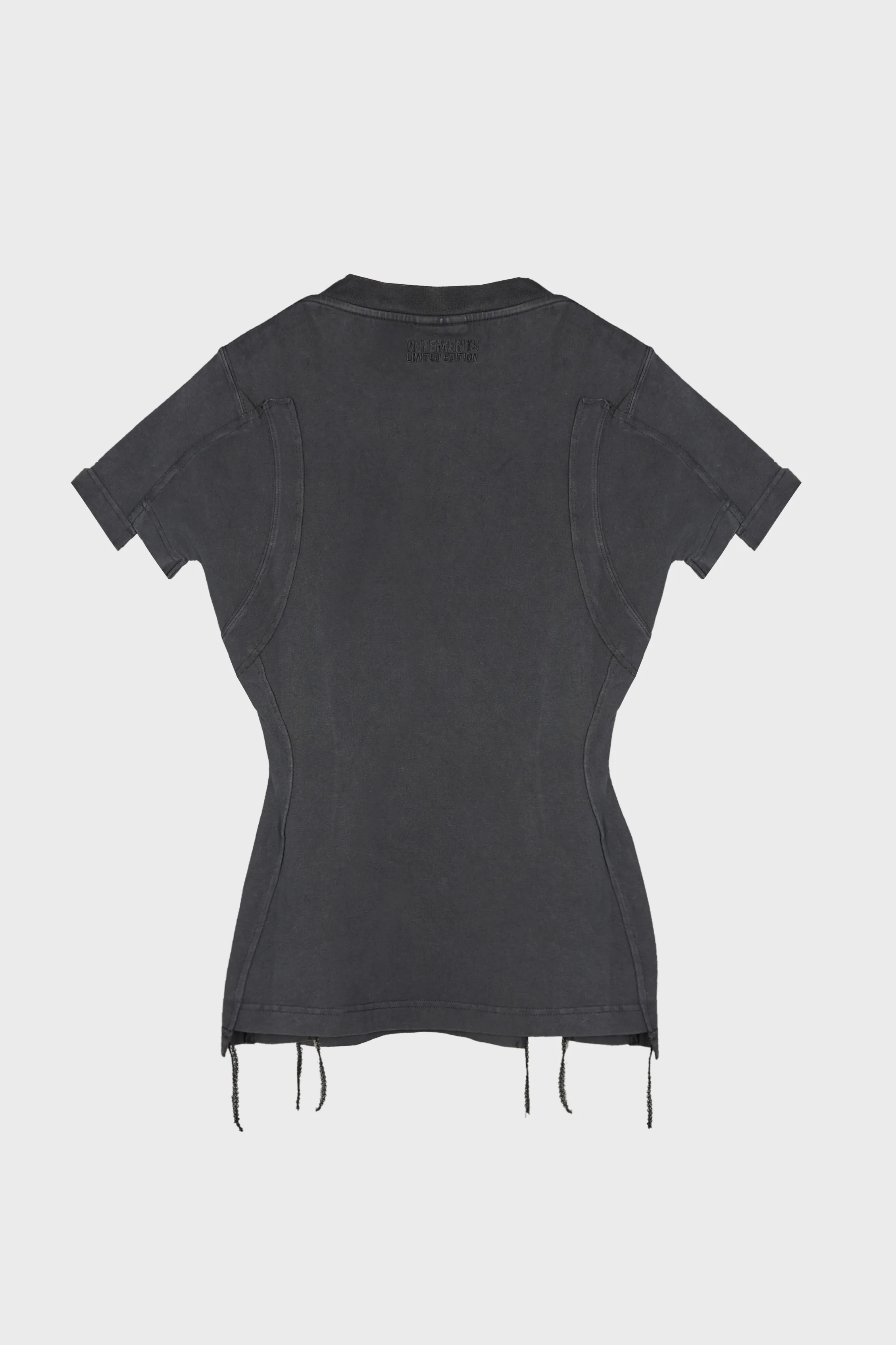 CUT-UP BABY T-SHIRT BLACK - Image 2