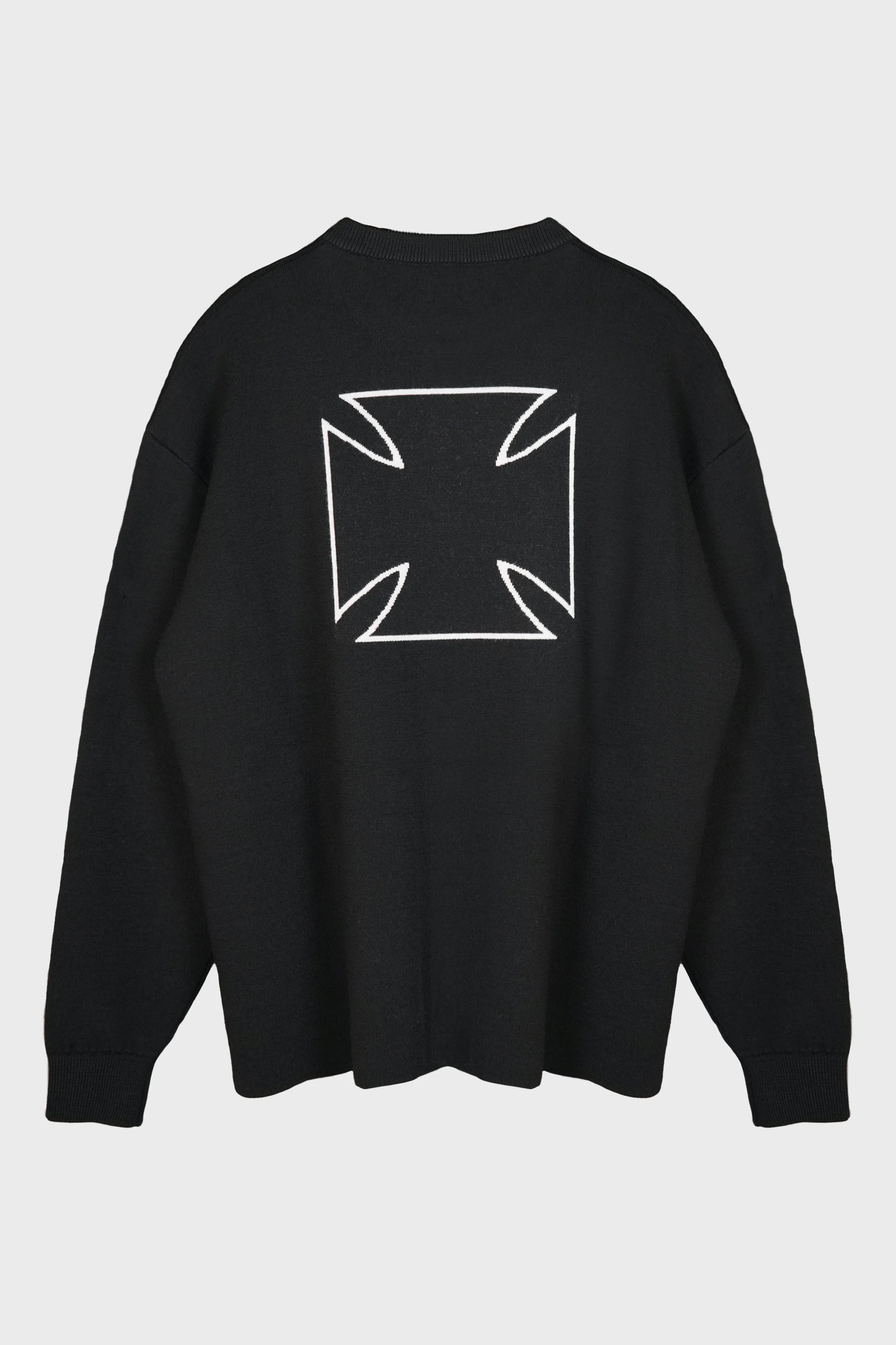 DOUBLE BIKER CROSS LOGO SWEATER - Image 2