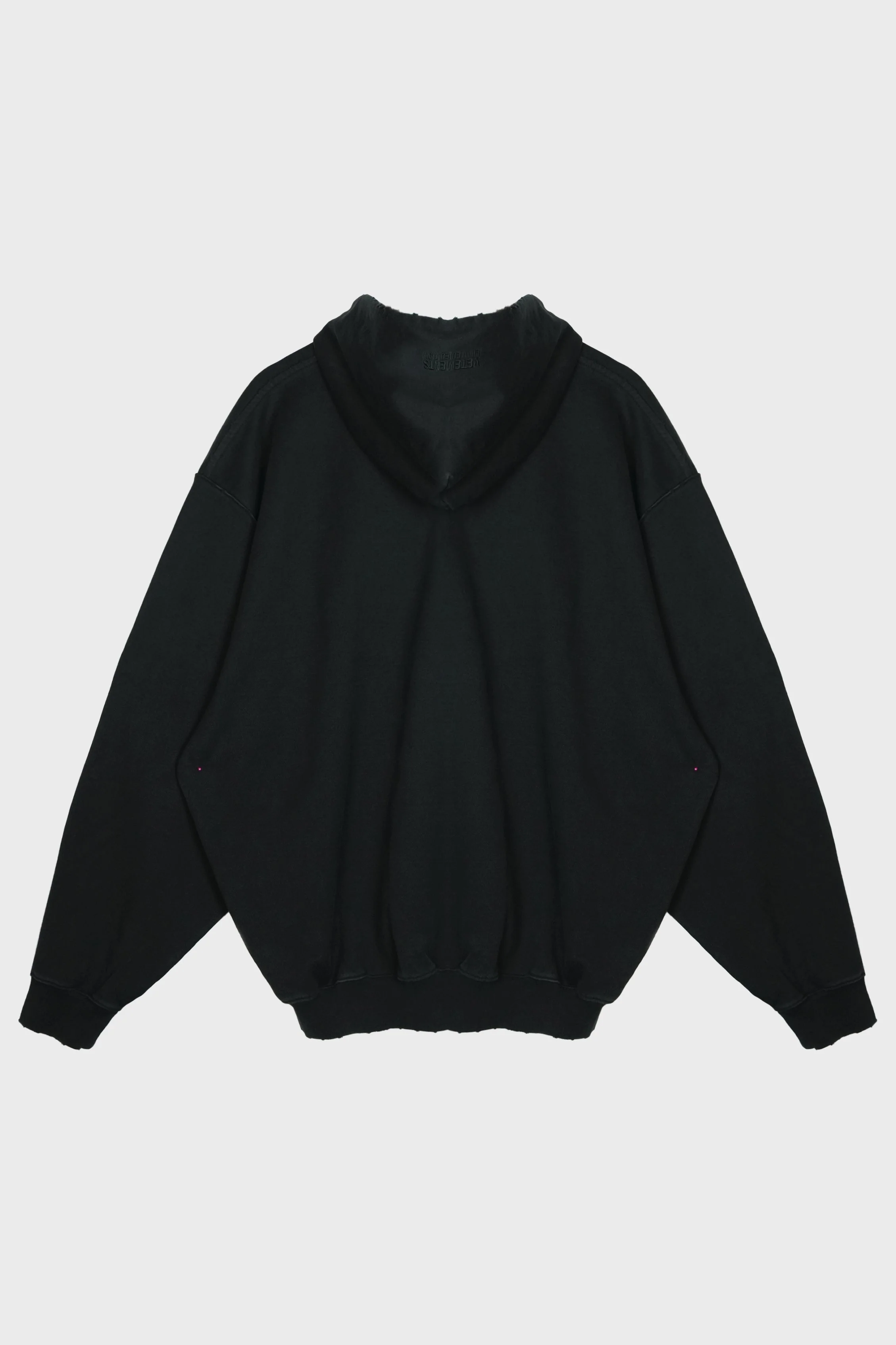 FUCK EVERYTHING ZIP-UP HOODIE WASHED-OUT BLACK - Image 2