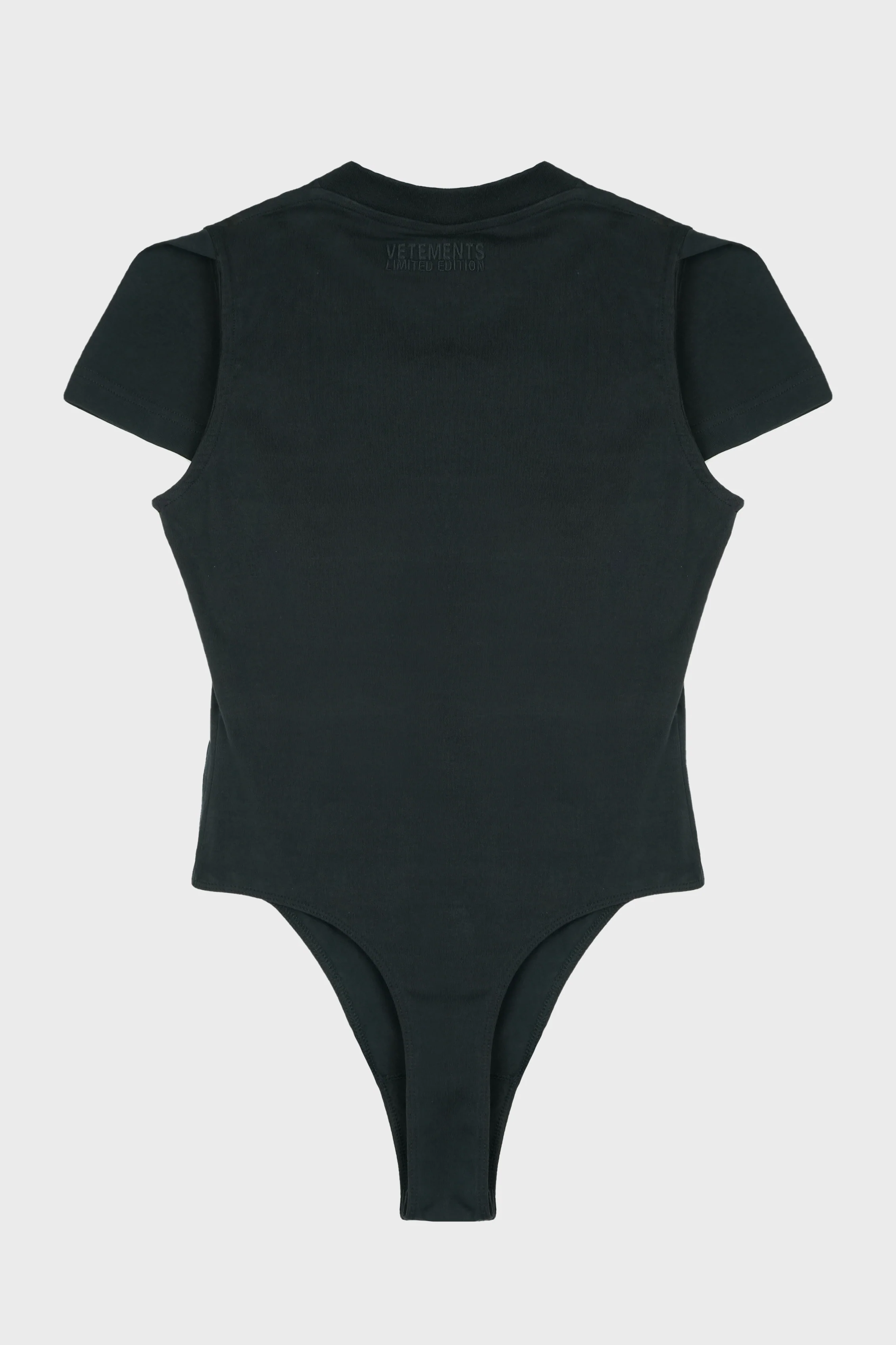 LEATHER CROSS T-SHIRT BODY BLACK - Image 2