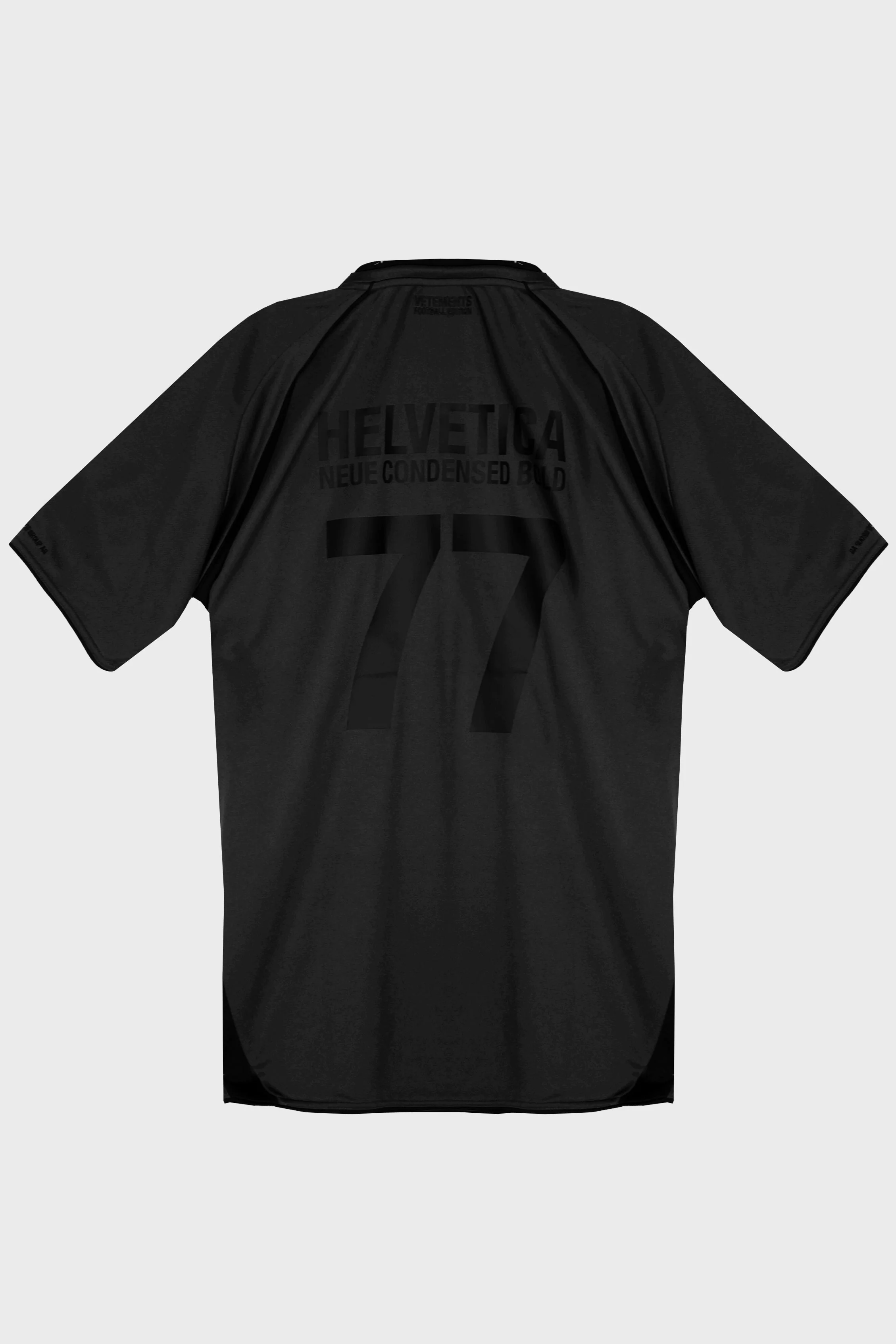 TRADEMARK FOOTBALL JERSEY BLACK - Image 2