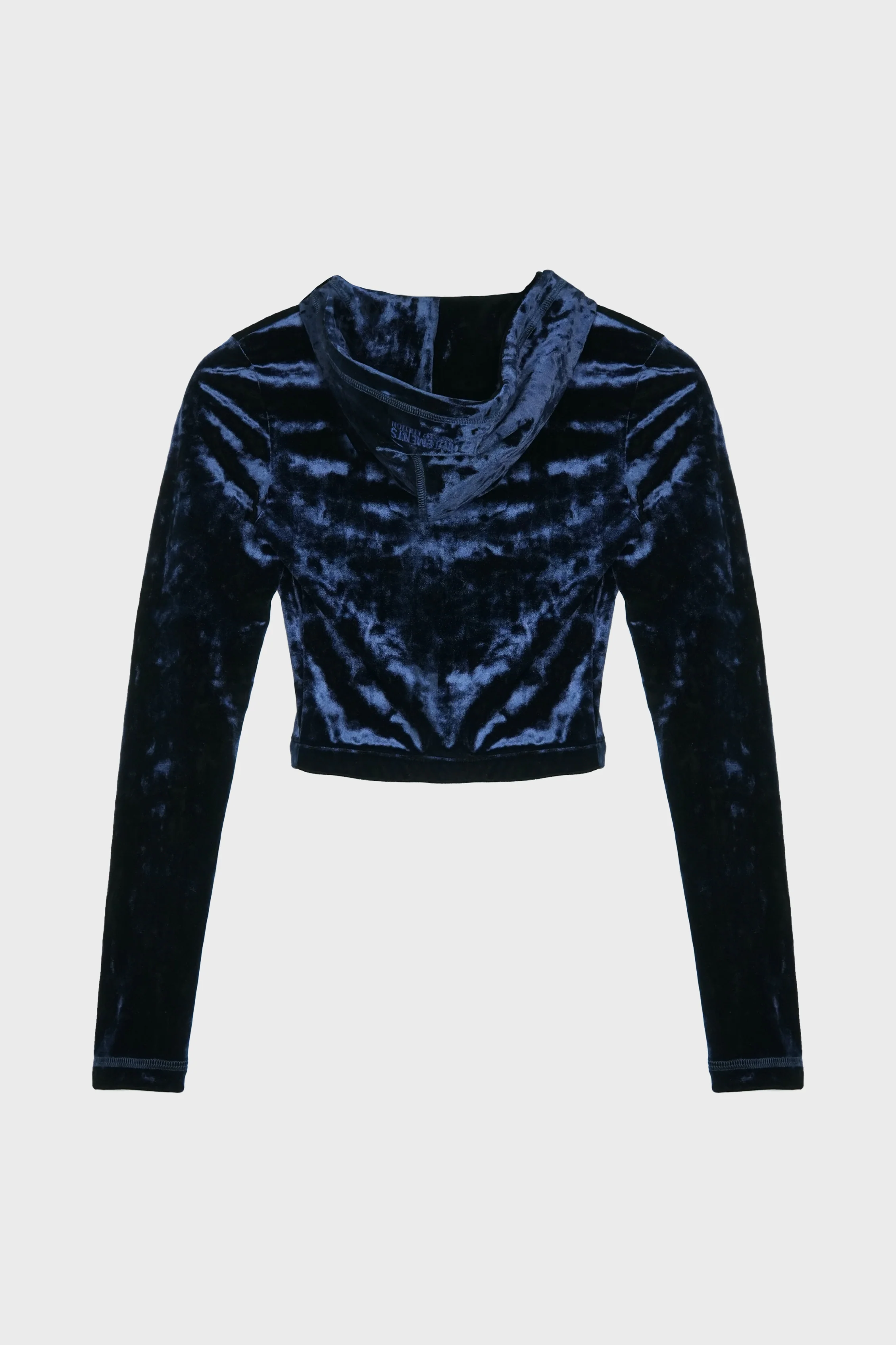VELVET ZIP-UP NAVY - Image 2
