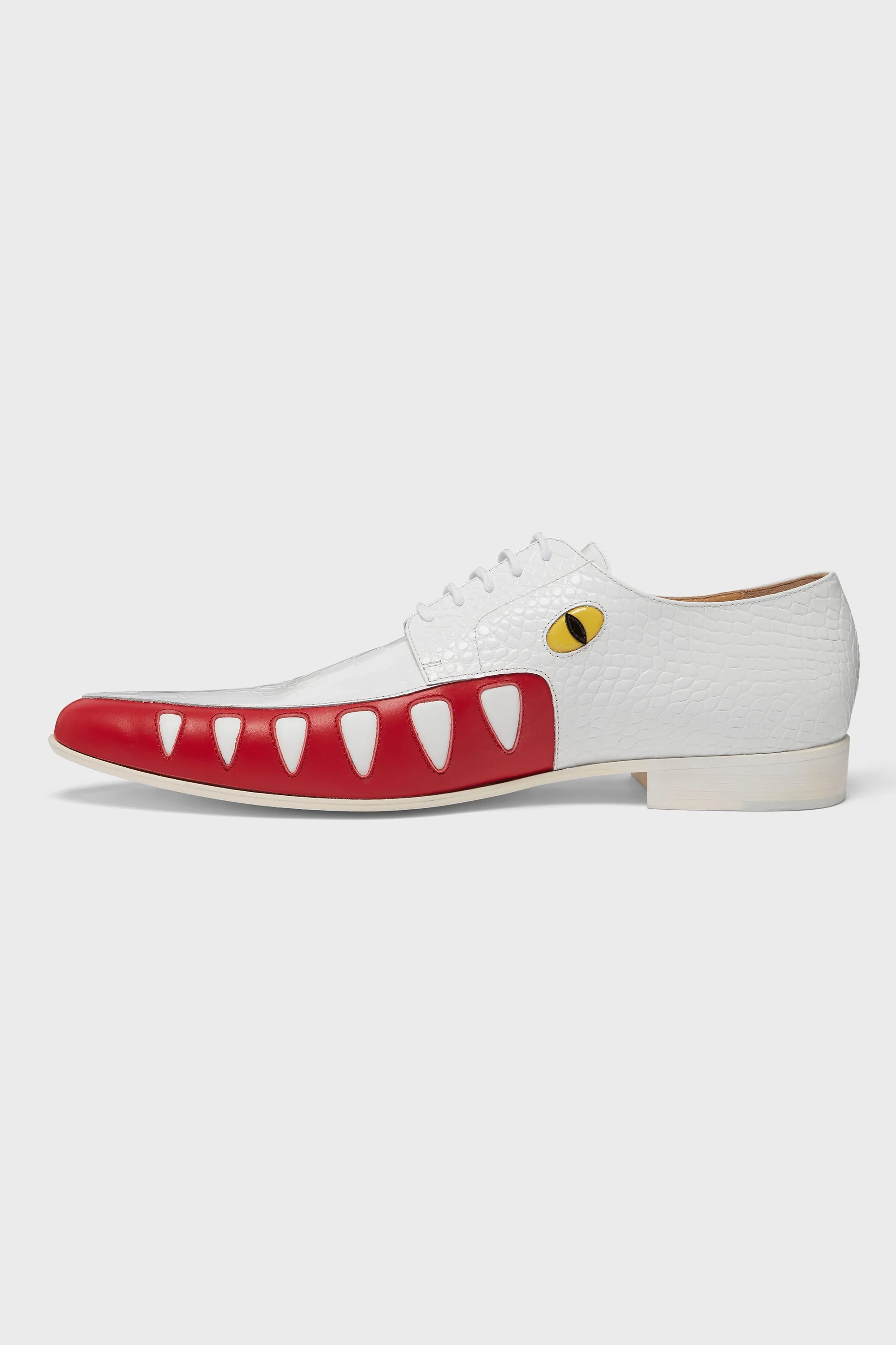 CROCODILE SHOES WHITE - Image 3