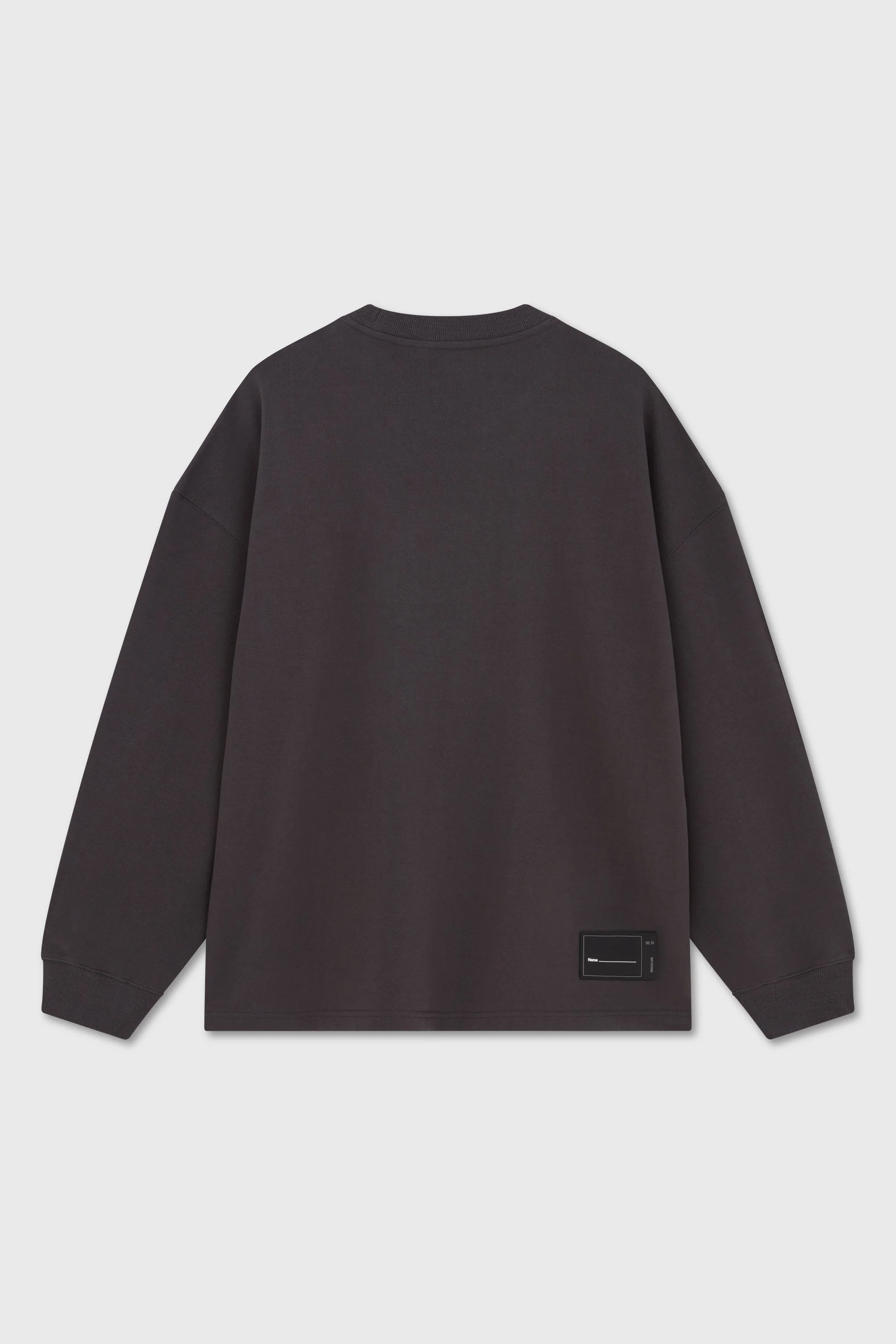 CHARCOAL FRONT LOGO SWEATSHIRT - Image 2