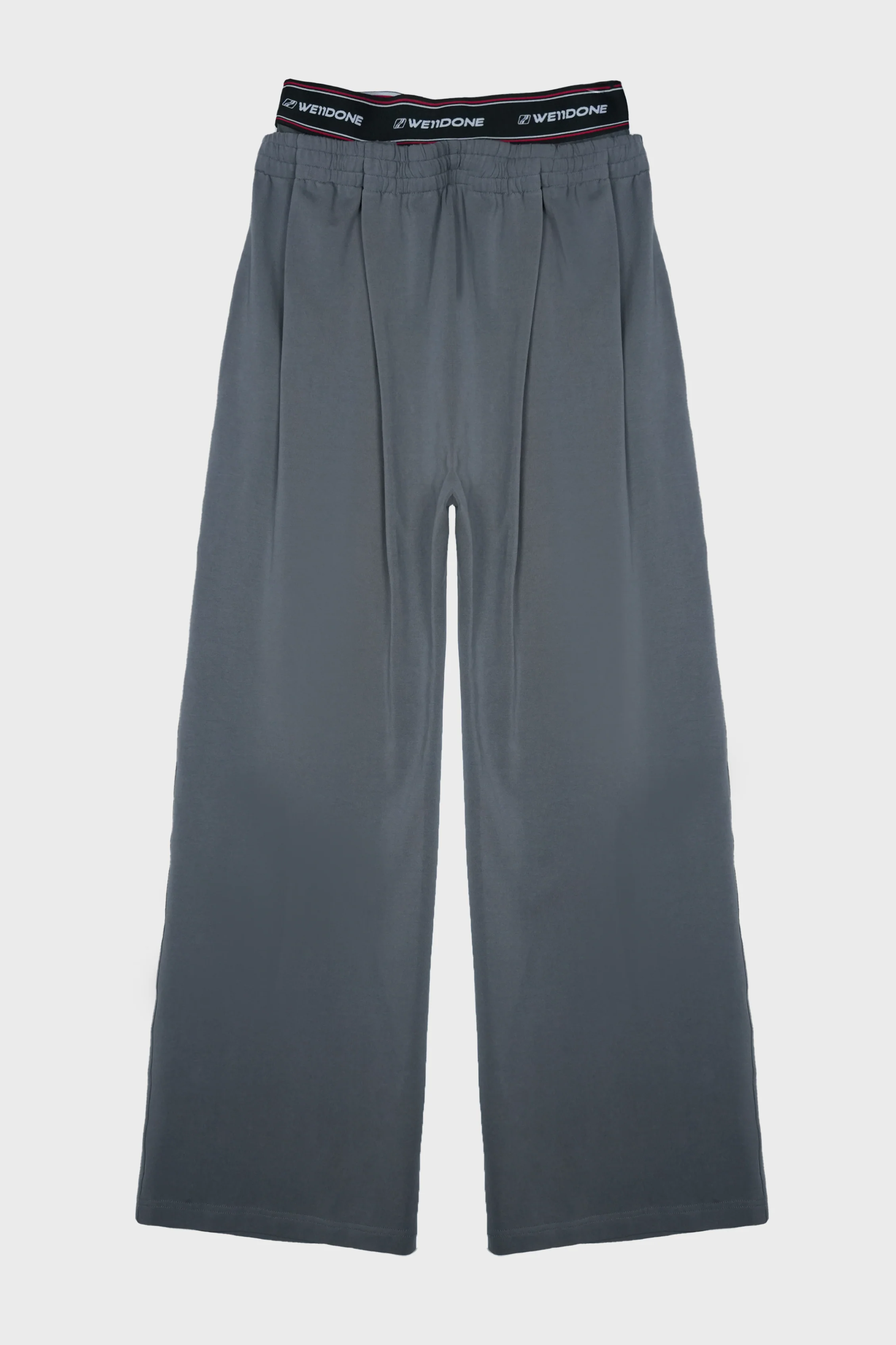 LAYERED TUCKED SWEATPANTS DARK GREY - Image 2