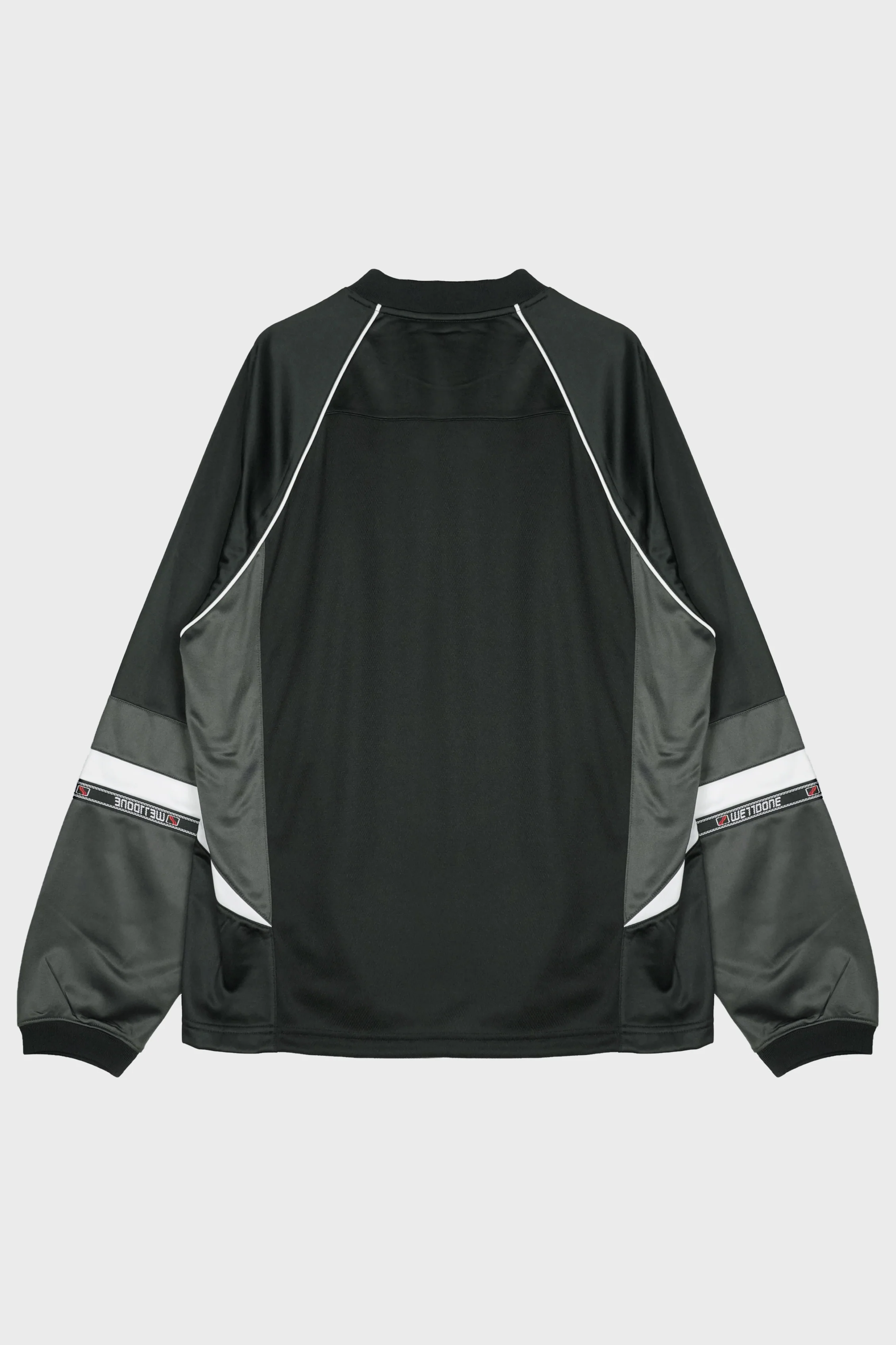 LOGO FOOTBALL JERSEY T-SHIRT BLACK - Image 2