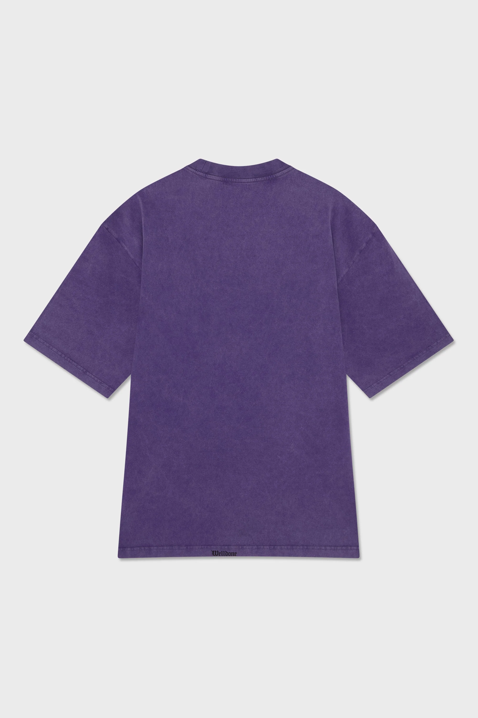 PURPLE VINTAGE HORROR PRINT TSHIRT - Image 2