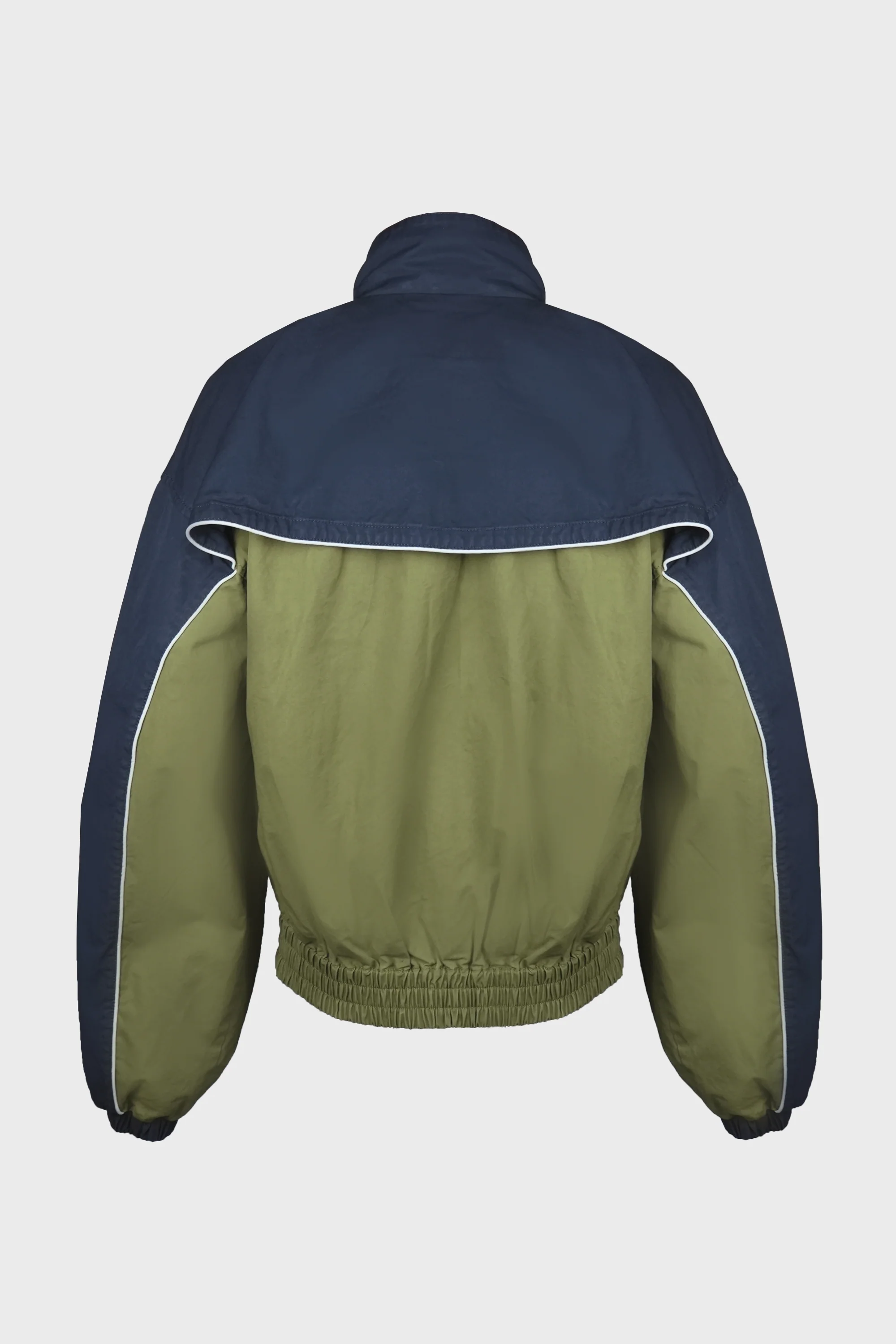 WASHED TRACK JACKET KHAKI - Image 2