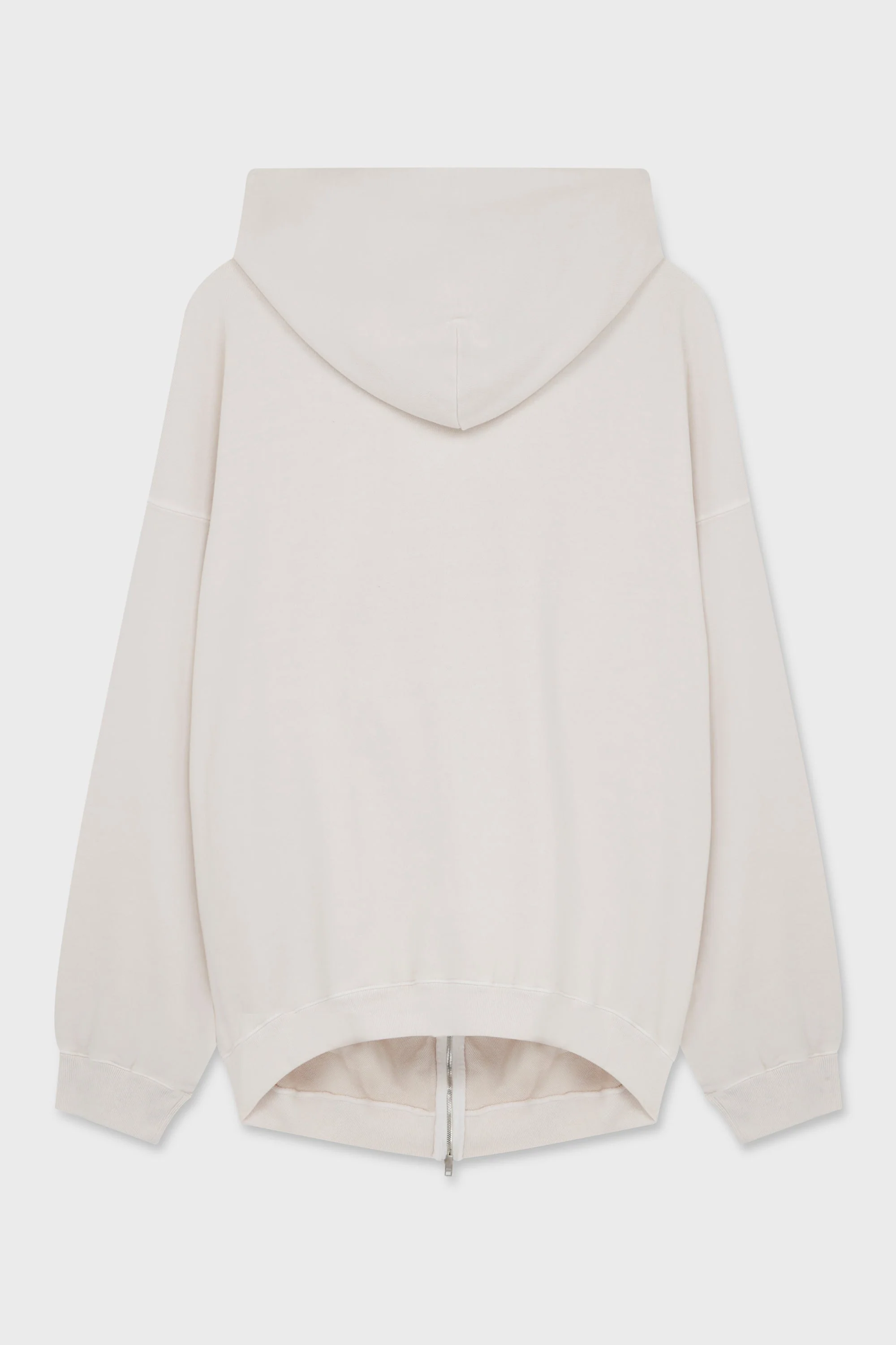 WHITE FLARE HOODIE ZIP-UP - Image 3