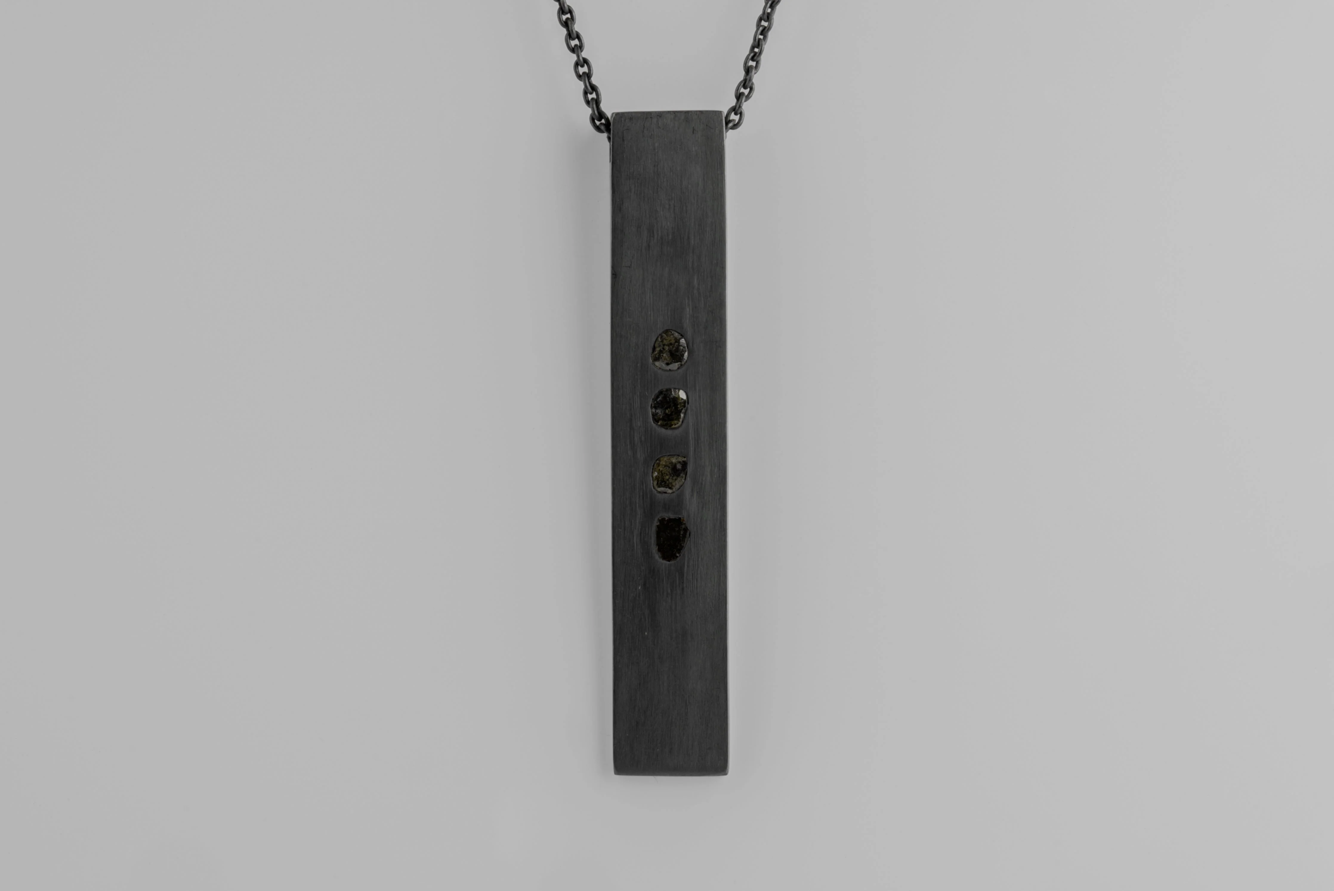 Wedge Necklace (1.45 CT, 4 Diamond Slabs, KA+DIA) - Image 3