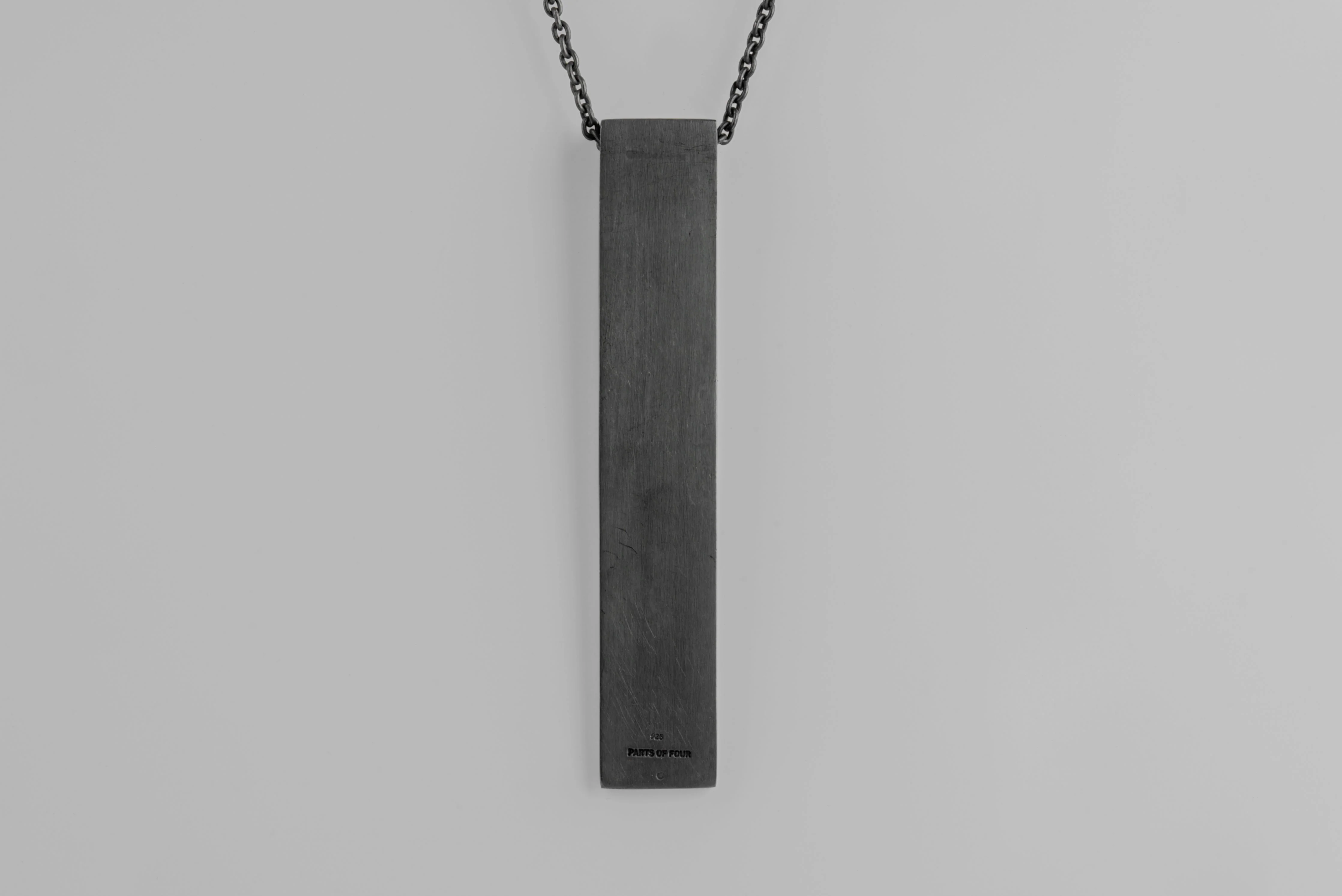 Wedge Necklace (1.45 CT, 4 Diamond Slabs, KA+DIA) - Image 4