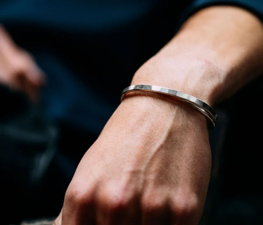 BRACELET FLAT CROSSED - Image 3