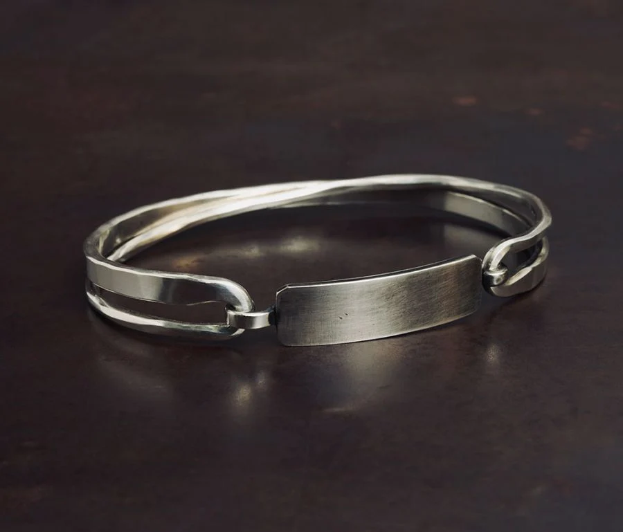 BRACELET FLAT CROSSED - Image 5