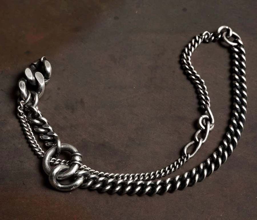 BRACELET TWO CHAINS RING - Image 2