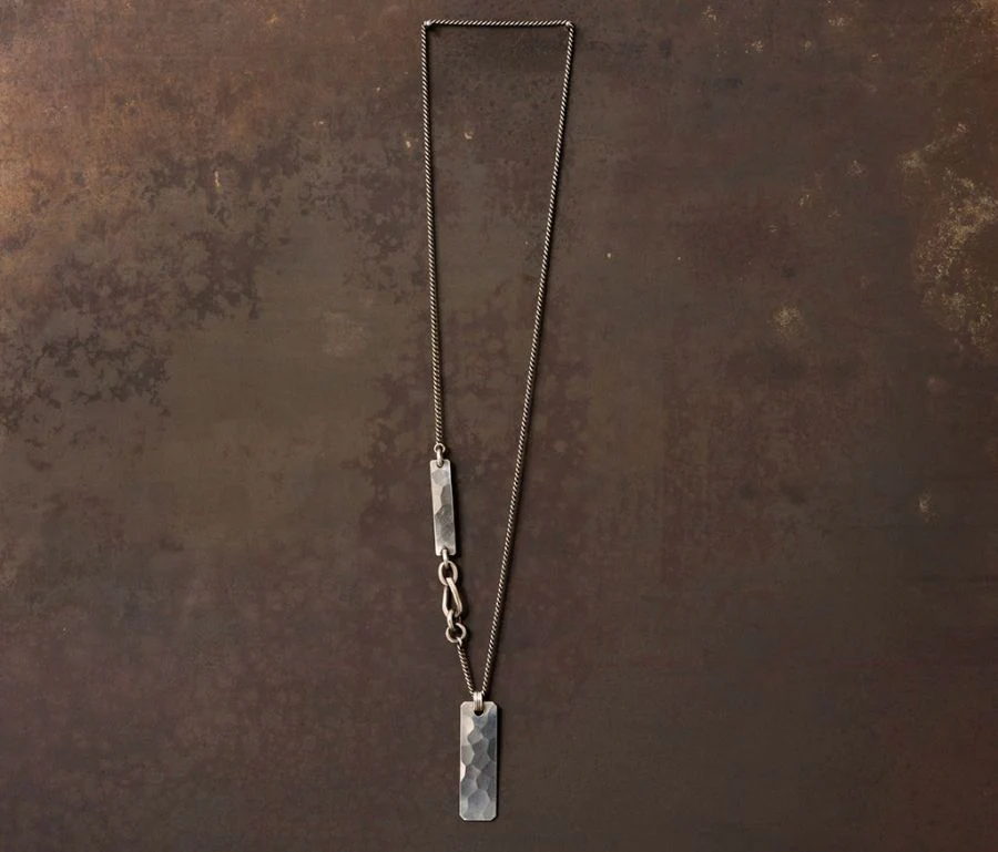NECKLACE TAG HAMMERED - Image 3