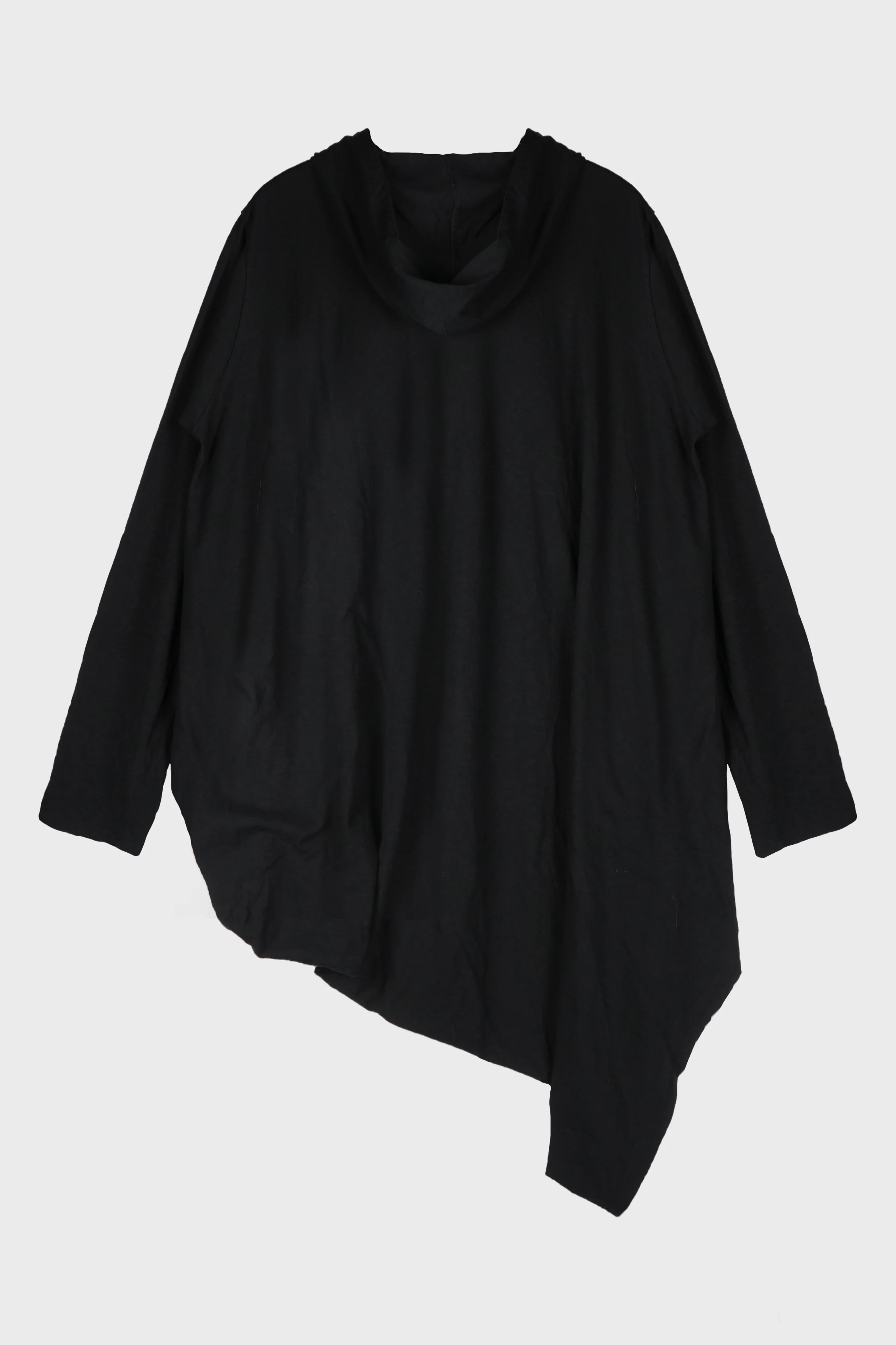 HOODED DRAPE LONG SLV T - Image 3