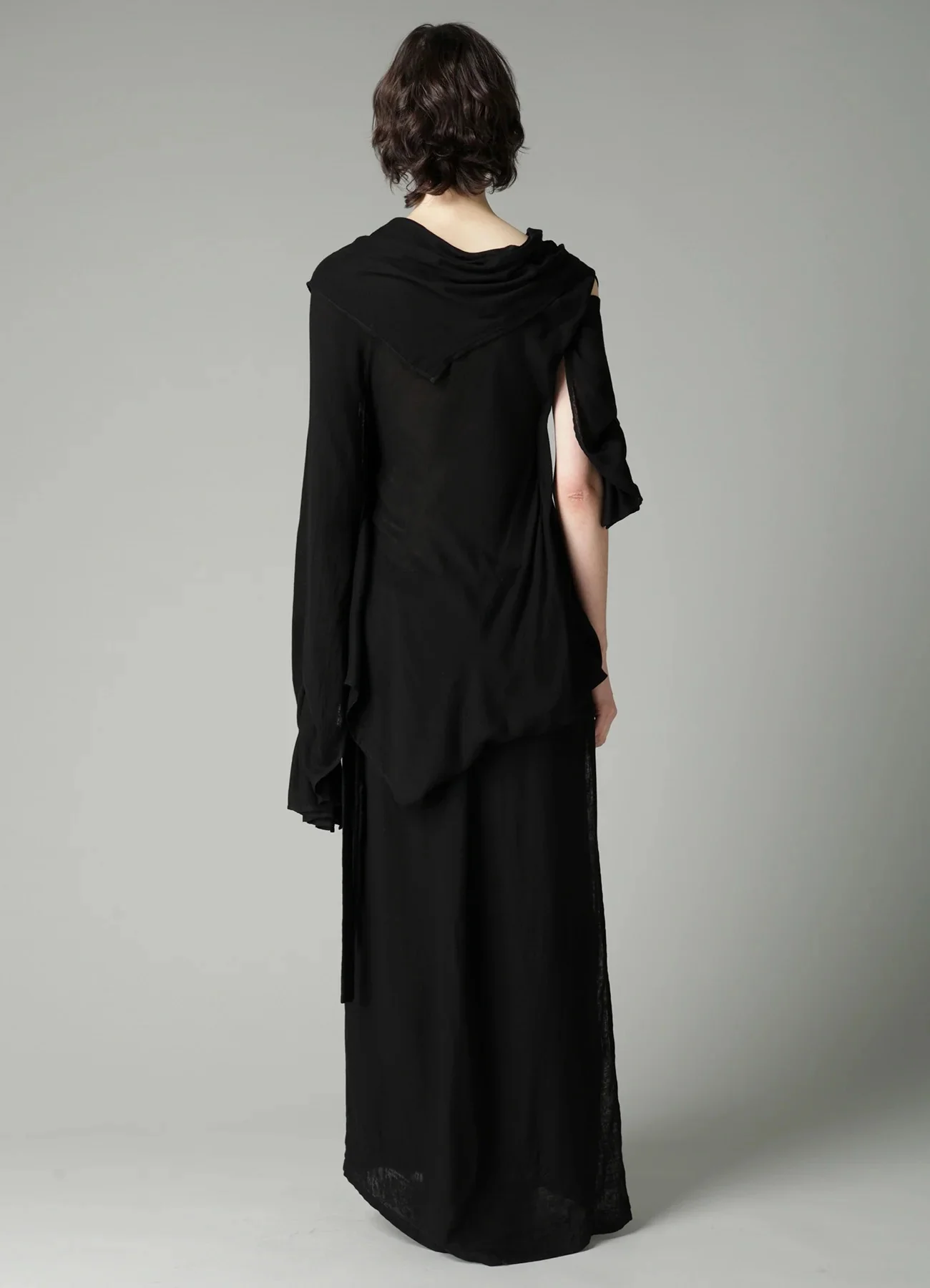 L LONG SLEEVE DRESS A BLACK - Image 4