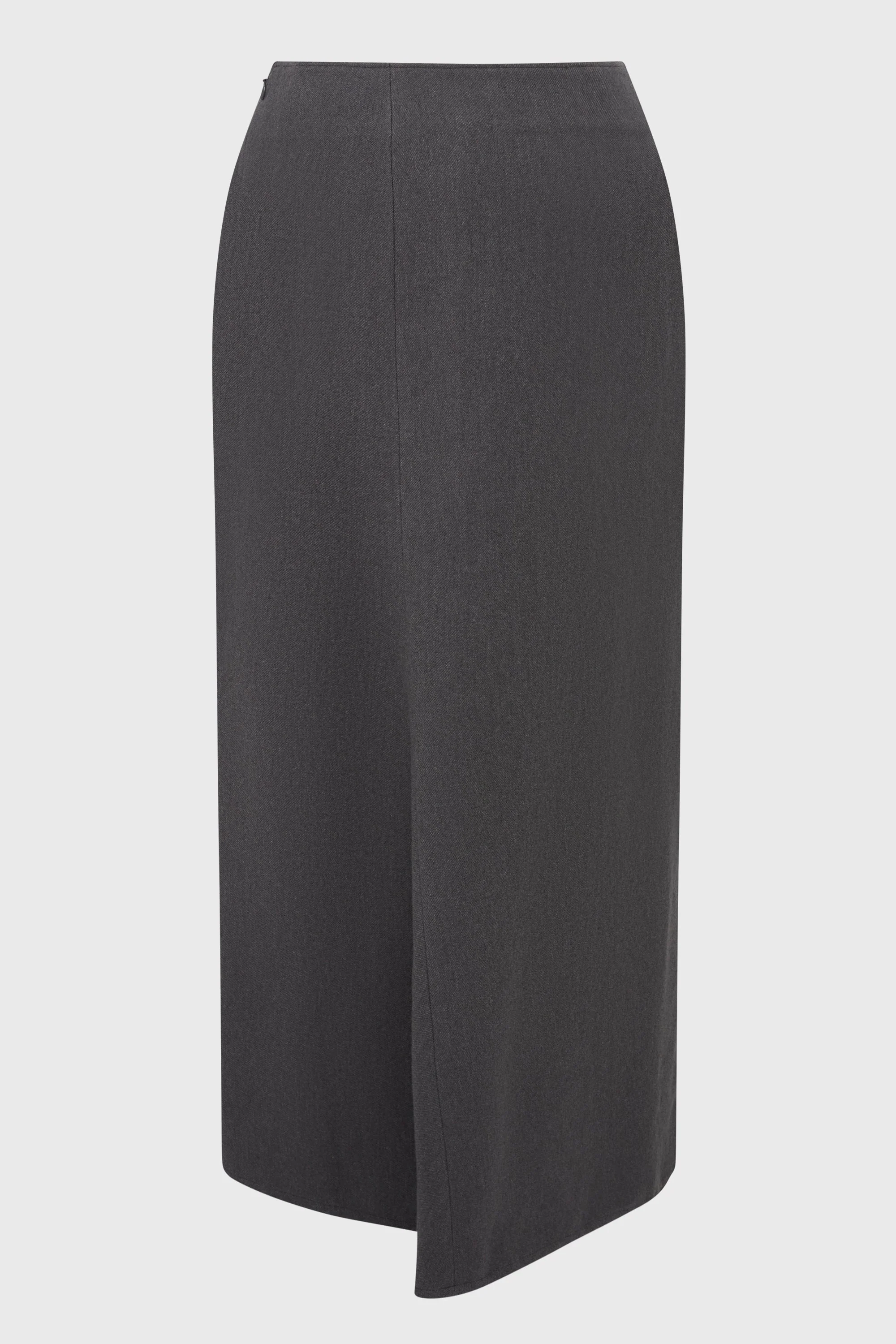L SLIM FLARE SKIRT GREY - Image 2