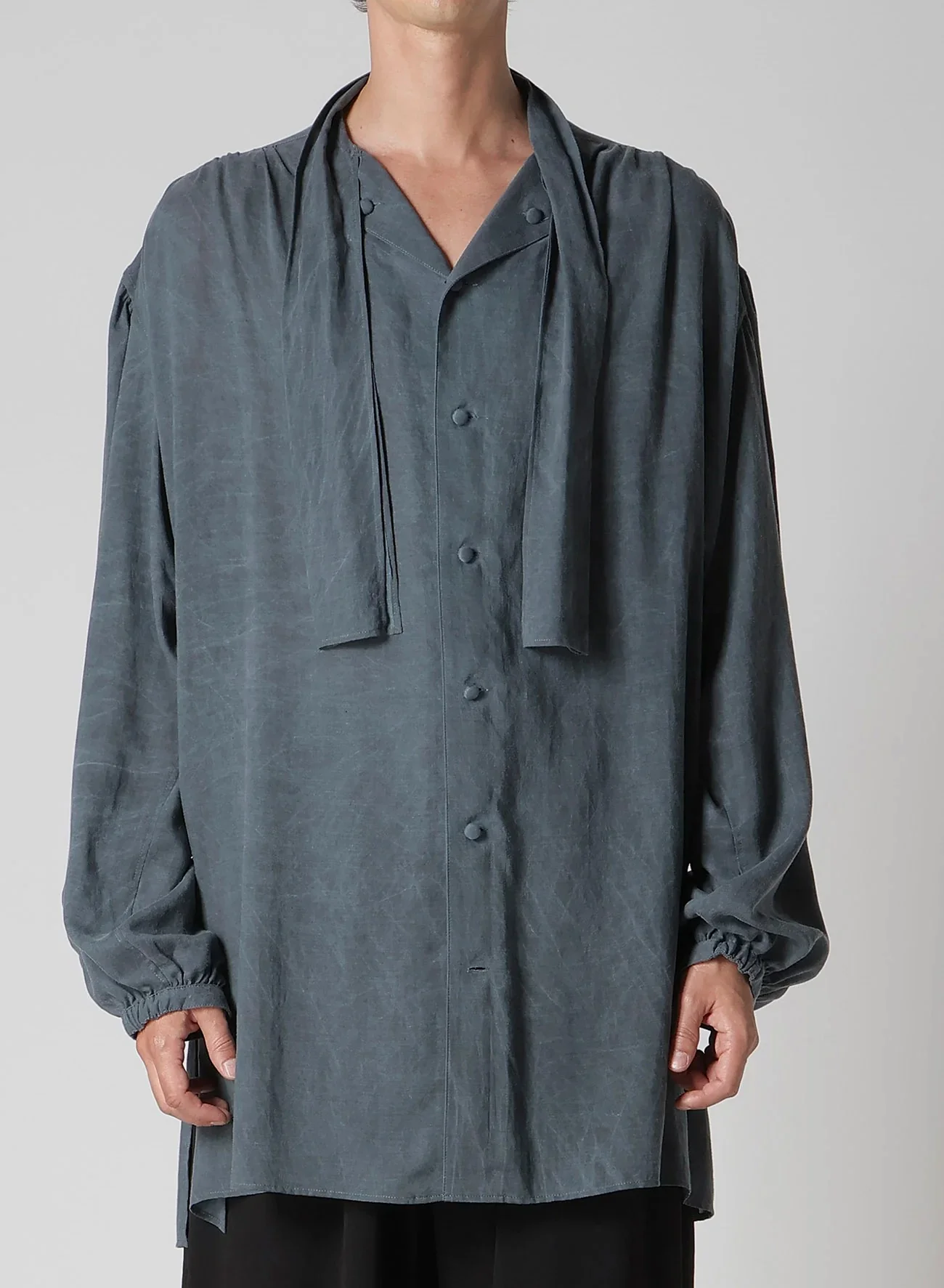 SCARF GATHER BLOUSE - Image 2