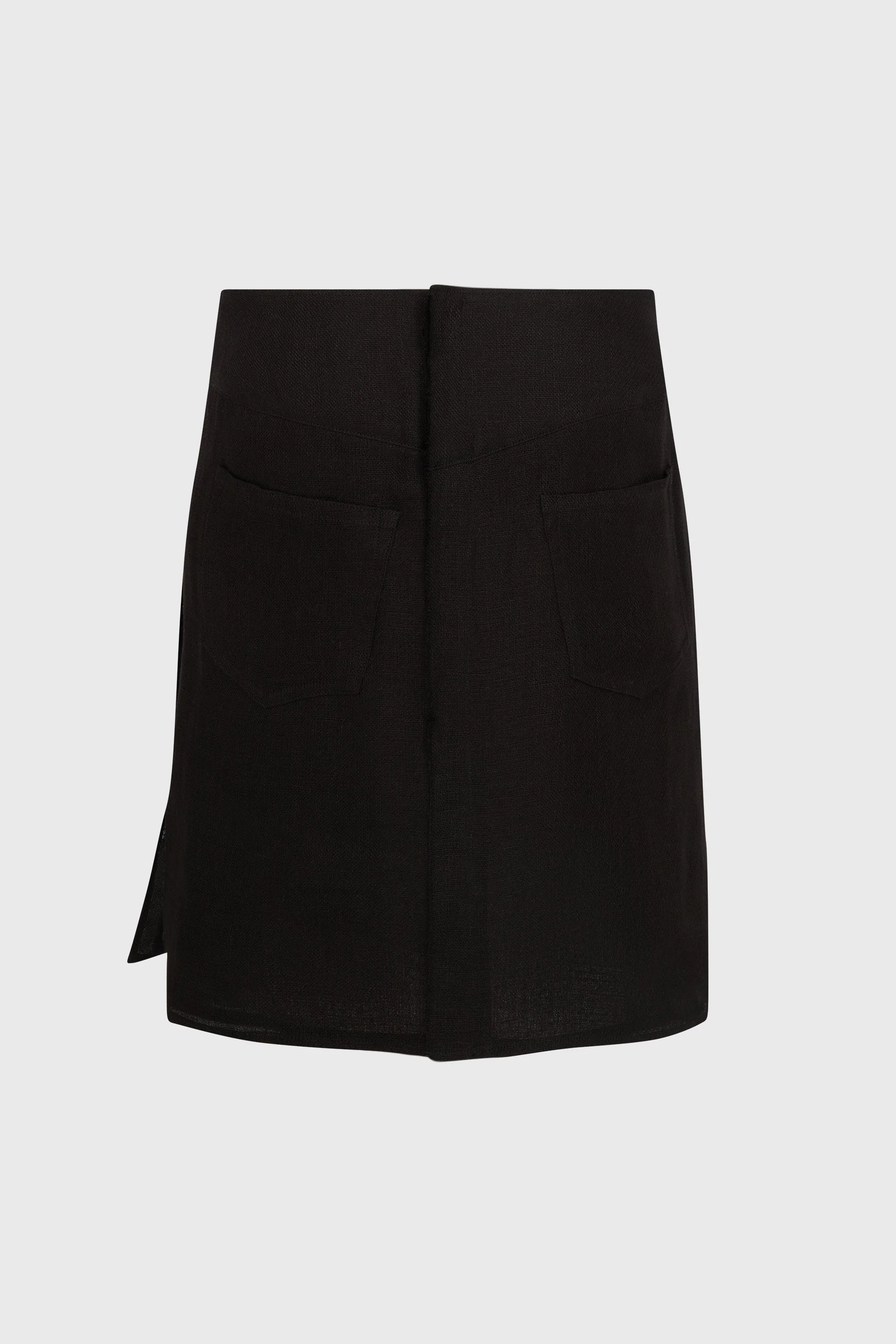 R LACE-UP MINI SKIRT - Image 2