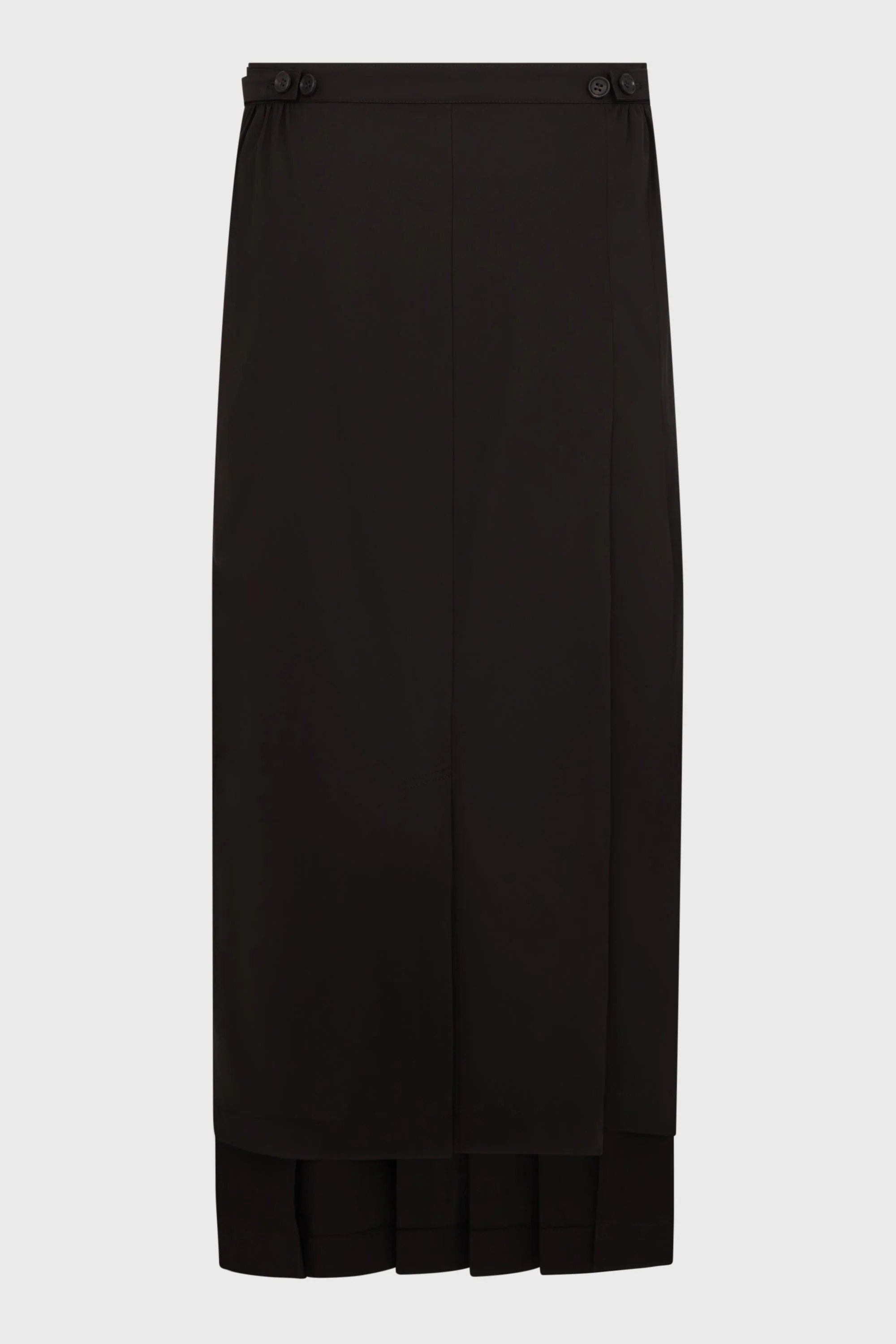 R PLEATED WRAP SKIRT - Image 2