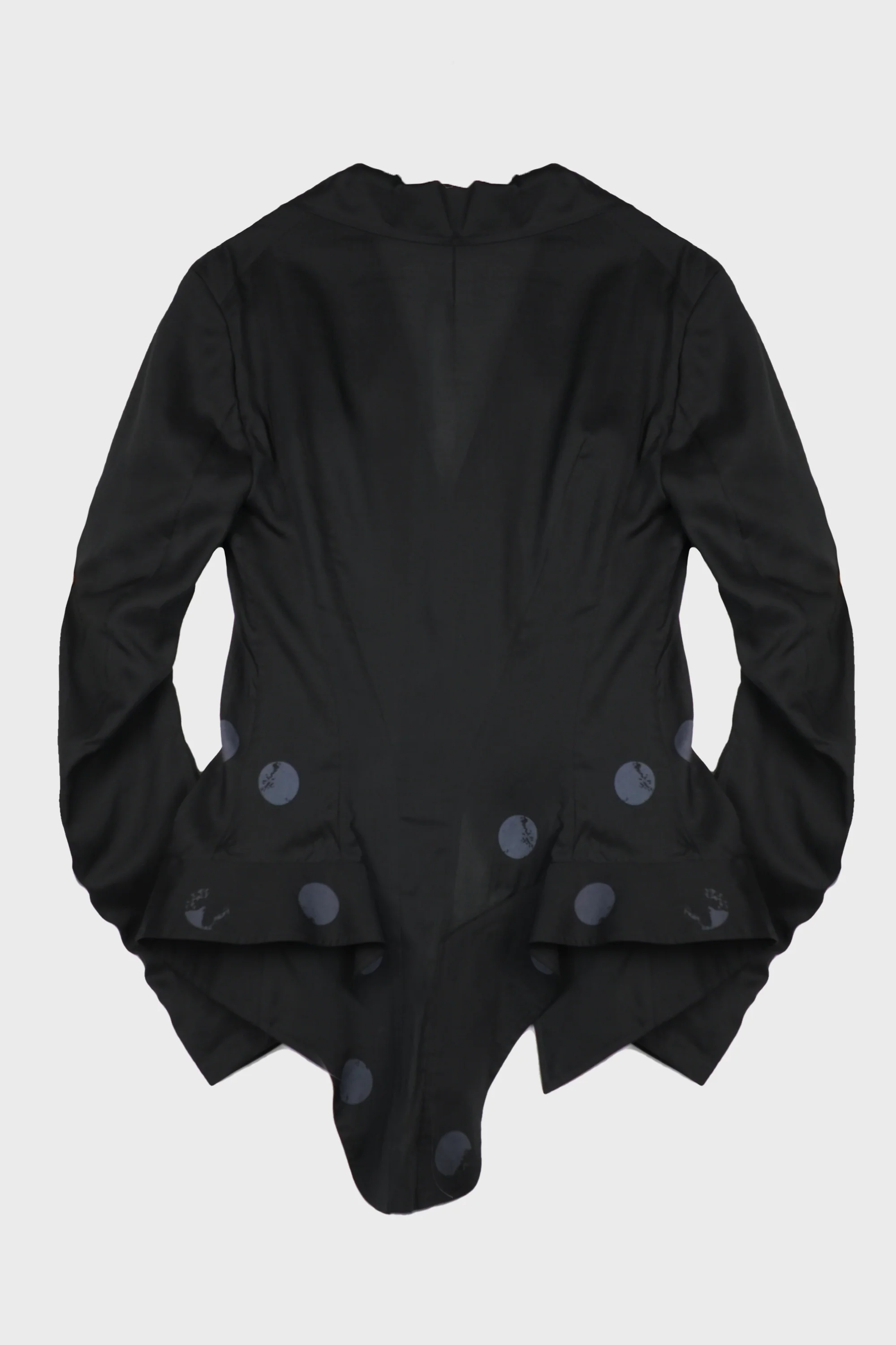 SWALLOW TAIL JACKET BLK X GREY - Image 2